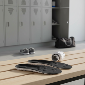 <span class=keywords><strong>Solette</strong></span> da uomo in memory <span class=keywords><strong>foam</strong></span> 4D Cloud in 2 pezzi con supporto ergonomico per l'arco plantare e supporto a U per il tallone per un comfort ammortizzante per tutto il giorno - Product Image 4