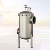 Boîtier de filtre multi-sacs en acier inoxydable 304 haute capacité pour tour de refroidissement et eau de process