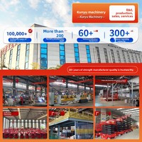 Platform Aerial Self Propelled Berui BRKC6 M Electric Crawler Scissor Lifter dengan Tinggi Angkat 5,7m dan Beban Angkut 230kg, Berbahan Stainless Steel