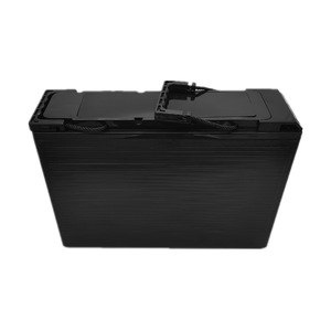 กล่องใส่แบตเตอรี่ ESO12-100AH 12V 100AH, กล่องพลาสติกกันน้ำแบบ Snap-on ขนาด 395x110x286 มม. สำหรับระบบพลังงานแสงอาทิตย์/ทางทะเล/รถบ้าน - Product Image 1