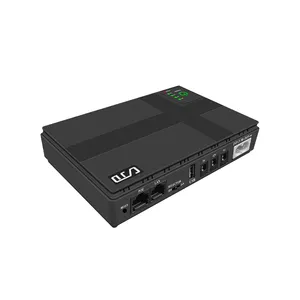 18W 10000Mah DC Mini UPS 5V 9V 12V 24V Baterias de Lítio Incorporadas 10400Mah Mini UPS Com Porta POE para Router
