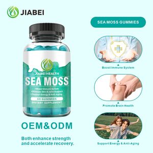 Compléments alimentaires de renforcement immunitaire à base d'algues marines de haute qualité OEM, étiquette privée, comprimés pour adultes, vente en gros d'usine - Product Image 2