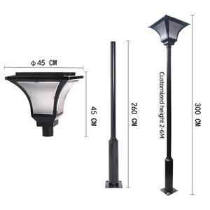 3m 4m 5m Die-casting Aluminium <strong>Lights</strong> Ip65 Outdoor Led <strong>Street</strong> Garden Pole <strong>Light</strong>,Support Customized High-quality <strong>Street</strong> <strong>Lights</strong> - Product Image 4