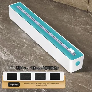 801 Source fabricant plastique moderne Rectangle <span class=keywords><strong>s</strong></span>'accrochent <span class=keywords><strong>Film</strong></span> Cutter cuisine ménage boîte stockage feuille huile papier transfrontalier - Product Image 5