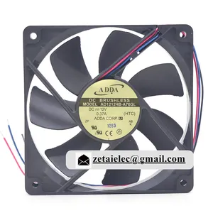 새로운 오리지널 AD1212HB-A76GL ADDA FAN 120X25mm 12025 12VDC 2200RPM 3 와이어 리드 AD1212HB 재고 12CM 케이스 냉각 팬