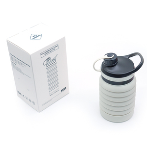 Bouteille d'eau pliable en silicone portable personnalisable avec logo – Nouveauté 2025 – Offre Spéciale - Product Image 3
