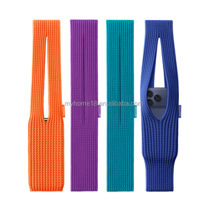 Une pochette <span class=keywords><strong>pour</strong></span> iPhone avec boîte, sangle longue et sangle courte, chaussettes <span class=keywords><strong>pour</strong></span> iPhone, sac de téléphone orange et violet <span class=keywords><strong>pour</strong></span> Apple Pocket - Product Image 1