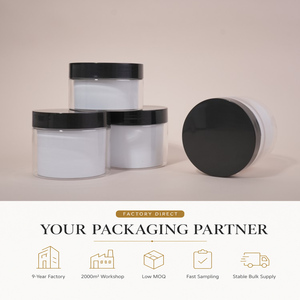 Pot cosmétique sans air à double paroi en PET à paroi mince 20g 50g, avec <span class=keywords><strong>insert</strong></span> en PP sans BPA, pour échantillons - Product Image 6