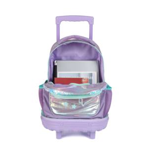 Filles dessin animé sac <span class=keywords><strong>à</strong></span> dos <span class=keywords><strong>à</strong></span> <span class=keywords><strong>roulettes</strong></span> <span class=keywords><strong>licorne</strong></span> détachable sac <span class=keywords><strong>à</strong></span> dos enfants chariot <span class=keywords><strong>cartable</strong></span> pour les filles - Product Image 5