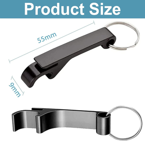 Apribottiglie Personalizzato in Alluminio alla Moda con Logo Inciso al Laser, Leggero, Promozionale, per Regali - Product Image 3