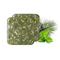 Sampo Batang Organik 2-in-1 Anti-Ketombe Anti-Kusut untuk Rambut Tipis dengan Ekstrak Jarum Pinus, Mencegah Kerontokan Rambut