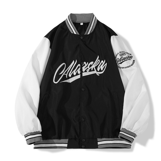 Customized Men's High Street Oversized Varsity Jacket Casual Wool With Leather Patch Winter Long Length Custom Varsity Jaket