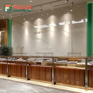Custom Custom Jewelry Display System Manufacturer Wood Frame Commercial Store Showcase Cabinet - Product Image 6