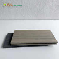 Plancher en WPC imperméable 3D pour extérieur, style traditionnel, semi-solide, poli, garantie 5 ans, marque KSL