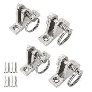 Base inclinée de charnière de pont en acier inoxydable 316 marine avec accessoires de quincaillerie marine de polissage de miroir à broche amovible - Product Image 6