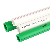 IFAN Matériaux de plomberie en plastique lisse haut de gamme Polypropylène 20-160MM Alimentation en eau Tuyaux PPR de grand calibre