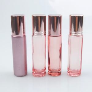 Cosmetic 10ml Rose Gold <b>Glass</b> Roll <b>on</b> Bottle with Steel/<b>glass</b> Roller - Product Image 5