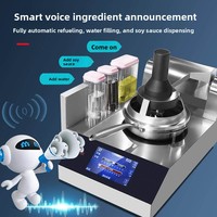 Cuisinière à wok entièrement automatique Saimikong, commande vocale AI, écran tactile, technologie d'induction intelligente