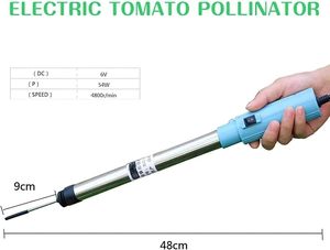 Polinizador eléctrico de <span class=keywords><strong>tomate</strong></span>, pulverizador automático de herramienta de polinización de <span class=keywords><strong>tomate</strong></span> Pepino de invernadero con caja protectora - Product Image 3