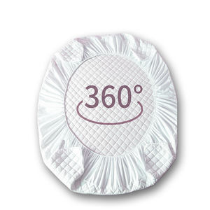 Versand bereit American Warehouse Geste ppte wasserdichte Bettdecke Matratzen schoner Queen King Soft Cooling Vinyl Matratzen bezug - Product Image 3