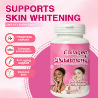 Capsules de Collagène et Glutathion pour l'Élimination des Taches Noires et des Taches de Vieillesse, Complément Blanchissant pour la Peau, Pilules Gluta White - Vente Chaude en Afrique