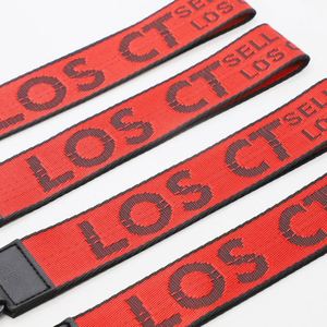 Wholesale Custom Jacquard Woven Short <b>Lanyard</b> Streetwear Keychain <b>Lanyard</b> with Metal Strong Carabiner - Product Image 4