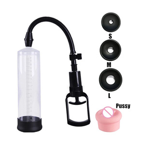 TPE-Pumpe Vakuum-Vergrößerer Impotenzhilfe Dildo mit Sexpumpe Hilft bei Erreichen Größerer Längerer Dickerer Erektionen Spielzeug - Product Image 6