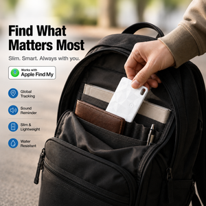 Localizzatore GPS Wireless da 1.8mm con Ricarica Senza Fili, Certificato MFi, Compatibile con <span class=keywords><strong>Google</strong></span> Find Hub e Apple Find My, Antifurto, Impermeabile, per Android - Product Image 5