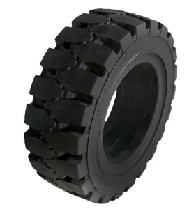 White Black Forklift Solid Tire Manufacturer Professional Solid Tyre Supplier 8.25-15 250-15 With Rim Available