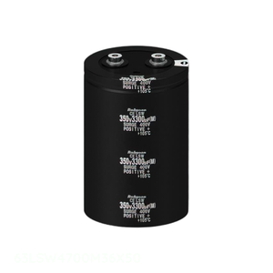 Distribuidor Autorizado, Condensador de Aluminio 4700UF 20% 63V SCREW CH, Montaje en Chasis, 4700 uF 63LSW4700M36X50 - Product Image 1