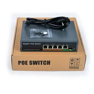 SDAPO PSE604GS produttore OEM 4 porte 1000Mbps rete PoE Gigabit Ethernet Switch per telecamera IP