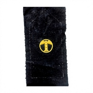 Écusson d'uniforme brodé main sur mesure de haute qualité avec fil de bullion, badge de blazer en ornement doré, emblème brodé en velours avec épingle de sûreté - Product Image 6
