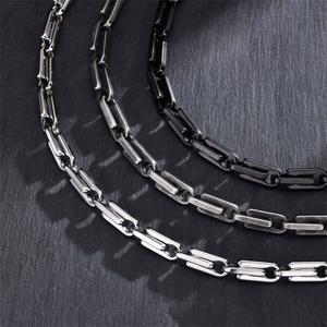 Hip Hop Jewelry Bracelet <b>Men</b> Charm Waterproof Stainless Steel Link Chain Bracelets - Product Image 3
