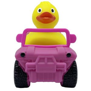 Món quà kỳ nghỉ các loại in Ducky tắm đồ chơi Jeep Vịt Nhựa động vật đua cho bồn tắm và vòi hoa sen kêu cót két Tắm Cao su vịt trong số lượng lớn - Product Image 4