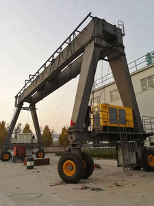 حاوية رباعي مطاطية متنقلة رافعة عملاقة متعبة 25 طن - Product Image 3