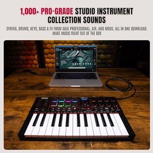Controlador de <span class=keywords><strong>Teclado</strong></span> MIDI USB-C Mini IV OEM ODM <span class=keywords><strong>MPK</strong></span> para Principiantes y Productores, Teclas Compactas, Pads de Percusión, Perillas, Ruedas de Tono y Modulación - Product Image 5