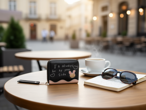 Women's Double Zip <b>Wallet</b> <b>Small</b> Microfiber Synthetic Leather Cartoon Printing Fashion All Seasons Hand Carry - Product Image 2