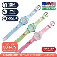 Montre pour enfants pas chère en silicone, petit lapin blanc, montre à quartz pour filles, dessin animé