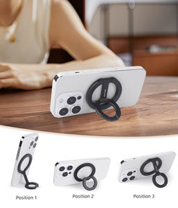 Support de téléphone de bureau en alliage d'aluminium flexible à double anneau magnétique portable Mechrig avec garantie de deux ans - Product Image 3