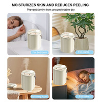 Mini humidificateur portatif d'aromathérapie 2L de grande capacité de ménage diffuseur de parfum d'intérieur pulvérisateur de brume fraîche avec la veilleuse