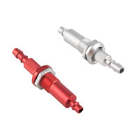Vanne de ravitaillement rapide ZYHOBBY ZY-004 avec joint torique et verrouillage par torsion pour avion RC, avec capuchon anti-poussière - Vente en gros