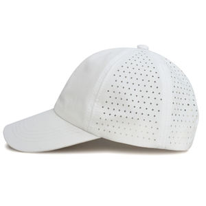 Gorras Lisas al por Mayor, Gorra de Béisbol Unisex de 6 Paneles, Gorra con Logotipo Personalizado, Gorra de Béisbol Transpirable con Perforaciones Láser - Product Image 3