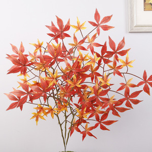 ใบเมเปิ้ลประดิษฐ์คุณภาพสูงสำหรับตกแต่งโต๊ะในห้องนั่งเล่น - Product Image 3