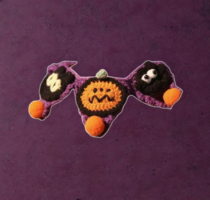 Nuevo conjunto de <span class=keywords><strong>accesorios</strong></span> de moda para mascotas de lujo, <span class=keywords><strong>disfraz</strong></span> de tema de Halloween de estilo de punto cálido para otoño e invierno, patrón sólido - Product Image 4