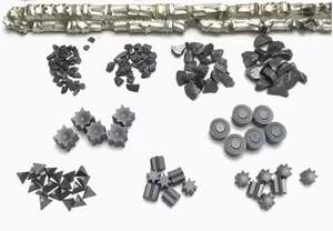 Silber Nickel YG8 Zementierter Wolframcarbid-Verbunds chweiß stab Hartlegierung slötstab für Wasch schuhe und Junk Mills - Product Image 6