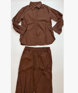 Produttori <span class=keywords><strong>di</strong></span> <span class=keywords><strong>Abbigliamento</strong></span> all'<span class=keywords><strong>Ingrosso</strong></span>, Set da <span class=keywords><strong>Donna</strong></span> alla Moda, Nuovo Stile Due Pezzi, Camicetta e Pantaloni, Motivo Tinta Unita, Lunghezza alla Caviglia - Product Image 4