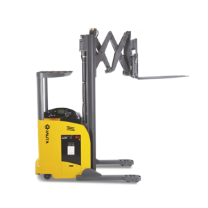 Iauta sâu đôi kép Scissor đạt Pallet xe nâng Stacker ngồi loại điện Đạt Stacker với Triplex mast - Product Image 5