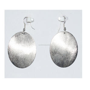 Boucles d'oreilles en acier inoxydable pour femmes, grand Triangle en argent, bijoux Style nid, lunettes de soleil vvs, chaîne en diamant, ensembles de bijoux - Product Image 2