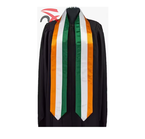 Estola de Graduación Unisex al por Mayor para Ceremonias de Inauguración, Bandera Nacional de Irlanda, Banda de Honor de 72 Pulgadas - Product Image 1