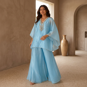 Premium Unstitched Chanderi Cotton Blend <b>Kurta</b> Set for <b>Women</b> Complete Indian Ethnic Suit Set Lightweight Comfortable Festive - Product Image 2